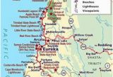 Maps Of oregon Coast Simple oregon Coast Map with towns and Cities oregon Coast In