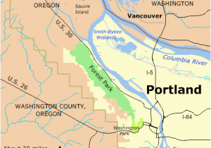 Maps Of Portland oregon forest Park In Portland Location Map forest Park Portland oregon