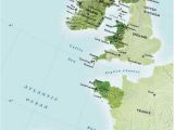 Maps Of Scotland and Ireland the Celtic Realm the Lands and their Peoples Brittany Cornwall