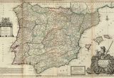 Maps Of Spain and Portugal File Spain and Portugal Herman Moll 1711 Jpg Wikimedia Commons