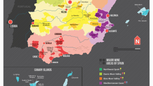 Maps Of Spain Regions Map Of Spanish Wine Regions Via Reddit Spain Map Of