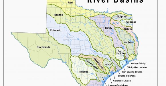 Maps Of Texas Rivers Map Of Colorado River Basin Secretmuseum