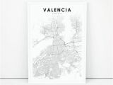 Maps Of Valencia Spain Valencia Map Print Venezuela Map Art Poster Vala Ncia City Road