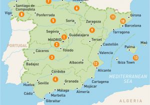 Maps Spain Regions Middle East Maps with Capitals Climatejourney org