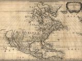 Maritime Map Canada 1650 Map United States Canada Mexico Antique north America 20