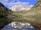 Maroon Bells Colorado Map Maroon Bells and Maroon Lake In Spring Picture Of Maroon Lake