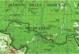 Maroon Bells Colorado Map Trail Maps aspen Trail Finder