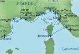 Marseilles Map France Map Of Spain France and Italy Cruising the Rivieras Of Italy