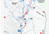 Mckenzie River oregon Map Willamette National forest Smith Reservoir area