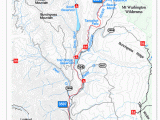 Mckenzie River oregon Map Willamette National forest Smith Reservoir area