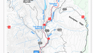 Mckenzie River oregon Map Willamette National forest Smith Reservoir area