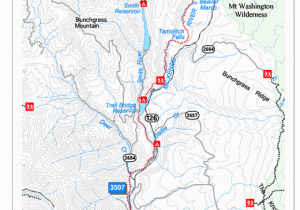 Mckenzie River oregon Map Willamette National forest Smith Reservoir area