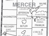 Mercer County Ohio Map Hrabstwo Mercer Ohio Wikiwand