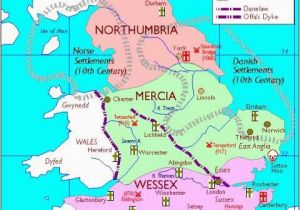 Mercia England Map as England Map northumbria
