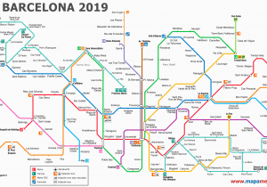 Metro Map Barcelona Spain Metro Map Of Barcelona 2019 the Best