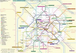 Metro Map Of Paris France Paris Metro Wikipedia