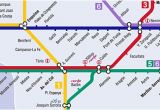 Metro Map Valencia Spain From the Valencia Airport Manises to the City Centre Bus