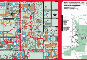 Miami University Ohio Campus Map Oxford Campus Maps Miami University