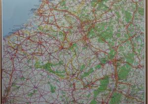 Michelin Road Maps Europe Michelin Road Map Western Europe West Germany Belgium