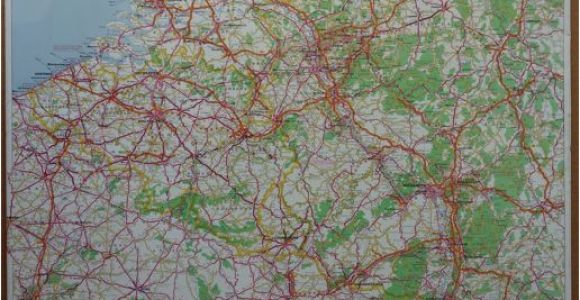 Michelin Road Maps Europe Michelin Road Map Western Europe West Germany Belgium