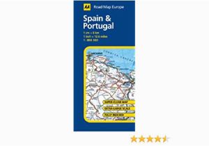 Michelin Road Maps Spain Spain and Portugal Aa Road Map Europe Series Amazon Co Uk Aa