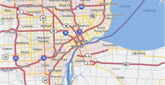 Michigan Airports Map Airports In Michigan Map Beautiful Michigan Maps Directions