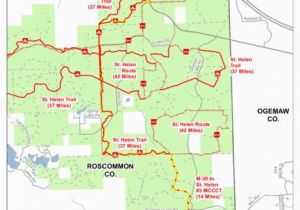 Michigan atv Trail Maps St Helen orv All Cycle Conservation Club Of Michigan Avenza Maps