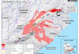 Michigan Burn Permit Map New Map Released Shows where Lava Crossed Hwy 132 Big island now
