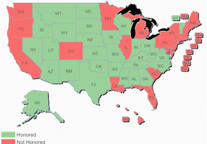 Michigan Ccw Reciprocity Map Online Concealed Carry Permit Course 28 States Concealed Carry Inc