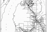 Michigan Central Railroad Map Map Of Michigan Central Railroad Lines 1916 Michigan In 2019