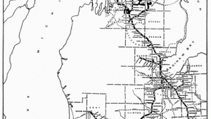 Michigan Central Railroad Map Map Of Michigan Central Railroad Lines 1916 Michigan In 2019