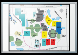 Michigan College Map Central Michigan University Campus Map Compressportnederland