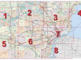 Michigan Counties Map with Cities Mdot Detroit Maps