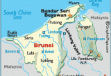 Michigan Country Map the Small Country Of Brunei is Situated On the northwestern Edge Of