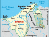 Michigan Country Map the Small Country Of Brunei is Situated On the northwestern Edge Of