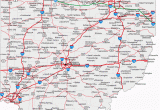 Michigan County Map with Roads Map Of Ohio Cities Ohio Road Map