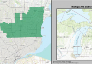 Michigan Districts Map Michigan S Congressional Districts Revolvy