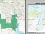 Michigan Districts Map Michigan S Congressional Districts Revolvy