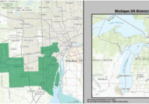 Michigan Districts Map Michigan S Congressional Districts Revolvy