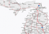 Michigan Dmu Map Map Of the Up Of Michigan Secretmuseum