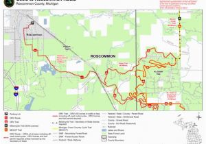 Michigan Dnr Maps Geels to Roscommon Route Mi Dnr Avenza Maps