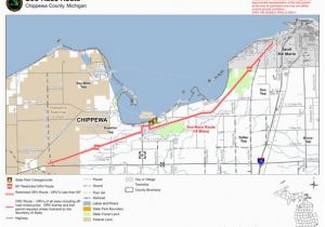 Michigan Dnr Maps soo Raco Route Mi Dnr Avenza Maps