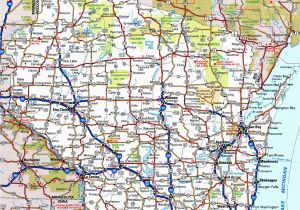 Michigan Driving Map Wisconsin Road Map