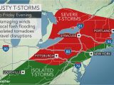 Michigan Flu Map Severe Storms isolated tornadoes to Threaten Damage In northeastern Us