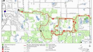 Michigan forests Map north Branch Route Mi Dnr Avenza Maps