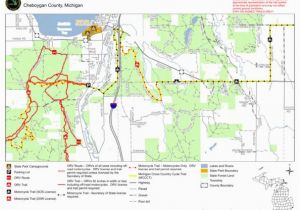 Michigan forests Map tomahawk to Red Bridge Mccct West Mi Dnr Avenza Maps