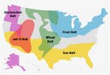 Michigan Frost Line Map Regions Of America Include Bible Belt and Rust Belt Business Insider