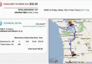 Michigan Gas Prices Map Driving Cost Calculator