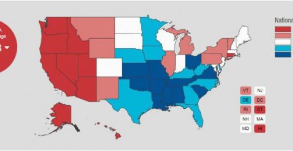 Michigan Gas Prices Map the 10 States with the Highest Average Gas Prices Best States Us