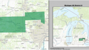 Michigan House District Map Michigan S 8th Congressional District Wikipedia